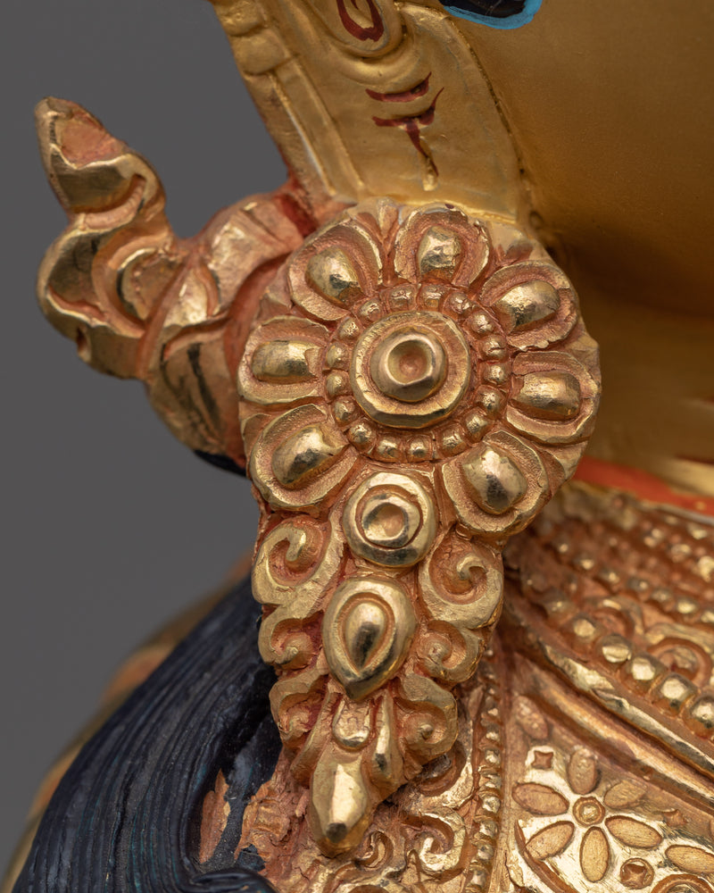 Immerse in Prosperity with our Guru Orgyen Norlha Statue | Handcrafted Nepalese Sculpture