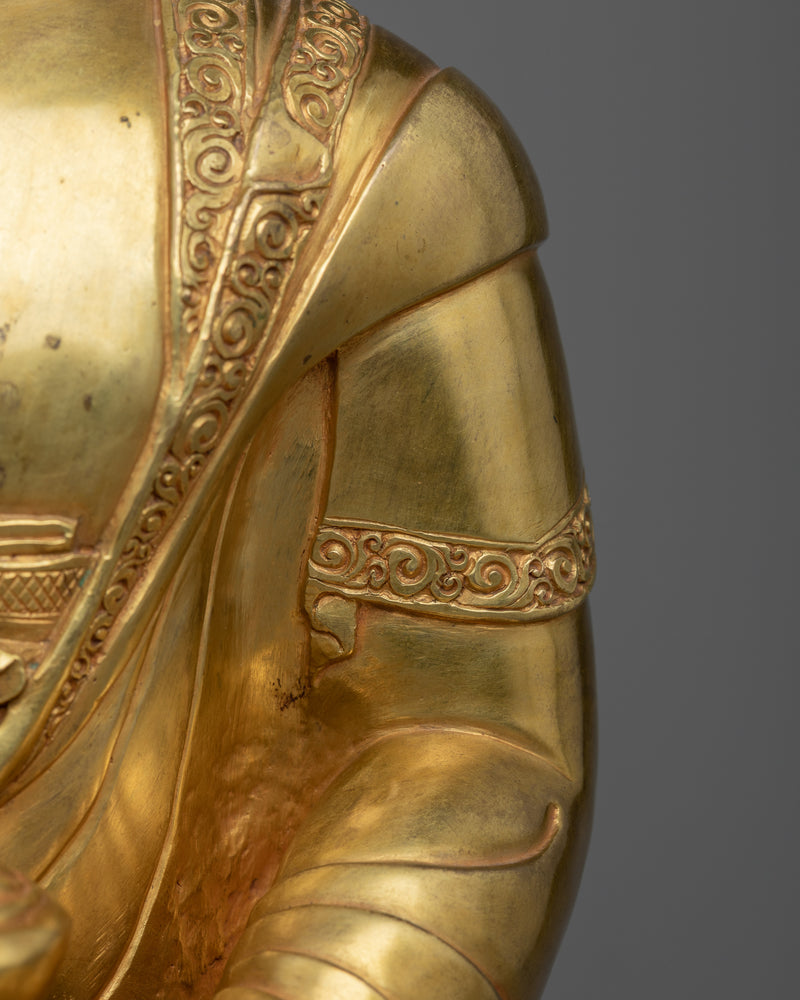 Shakyamuni Buddha the Enlightened One in Buddhism | Nepalese Copper Sculpture