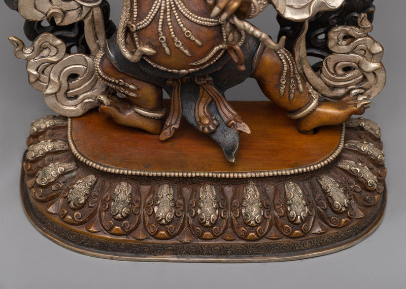 Oxidized Vajrapani Sculpture | Experience Spiritual Power with our Statue