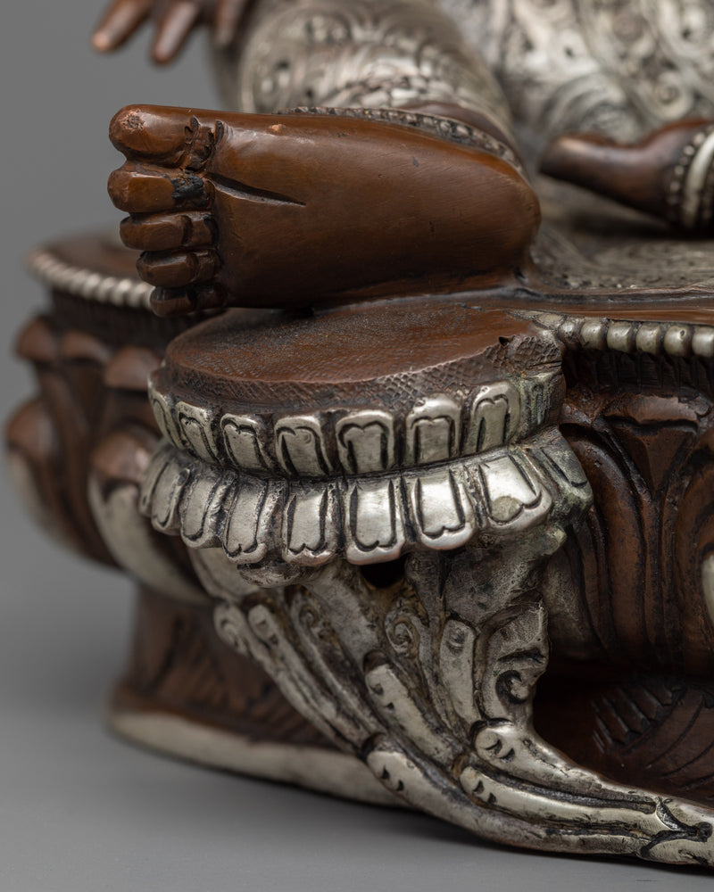 Oxidized Green Tara Sculpture | Experience Divine Compassion