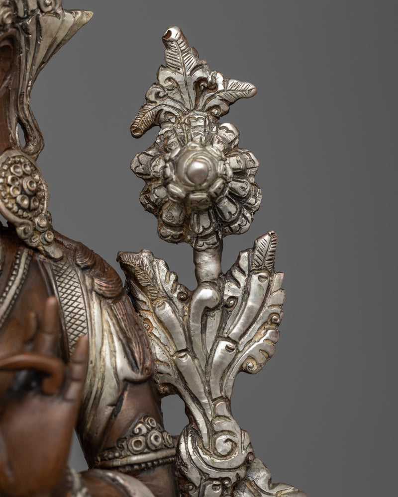 Oxidized Green Tara Sculpture | Experience Divine Compassion