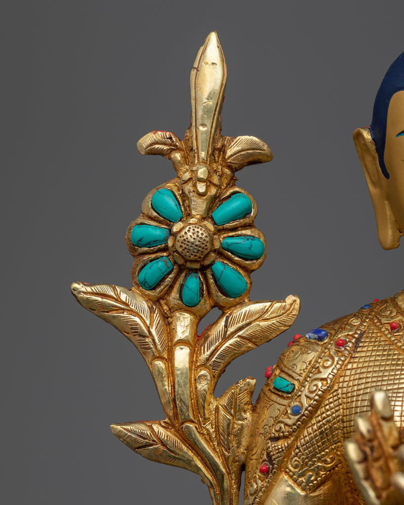 Gold Gilded Tsongkhapa Statue | Discover Enlightenment with our Sculpture