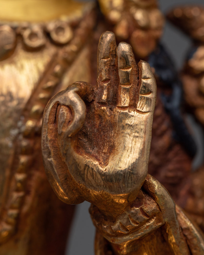 Wisdom Deity Manjushri Buddha Statue | Sacred Himalayan Artwork