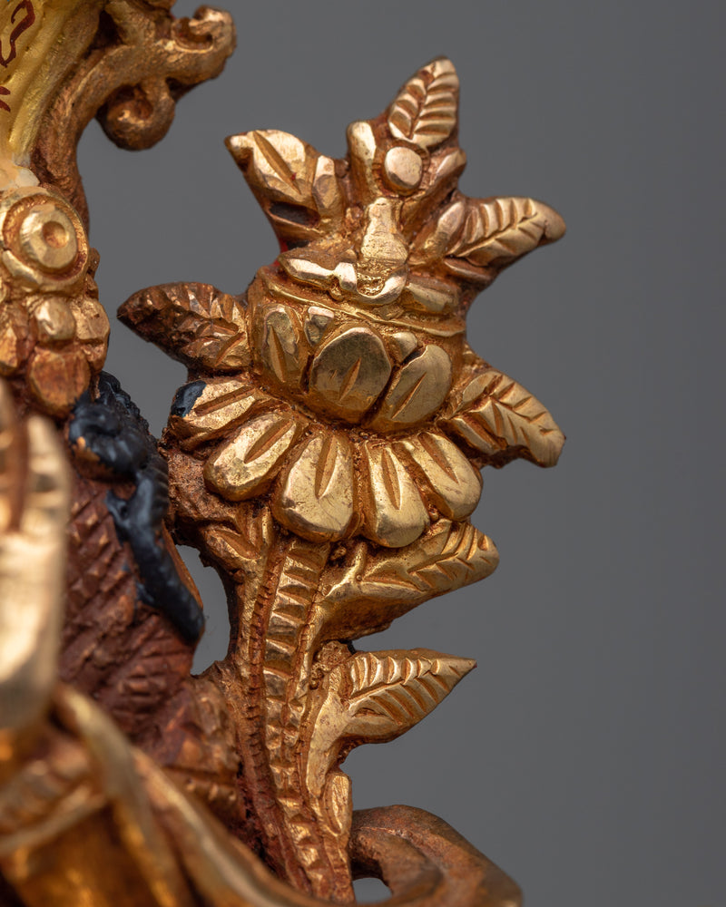 Wisdom Deity Manjushri Buddha Statue | Sacred Himalayan Artwork
