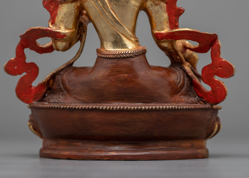 Mother Green Tara Buddha Statuette | Embrace of Compassion