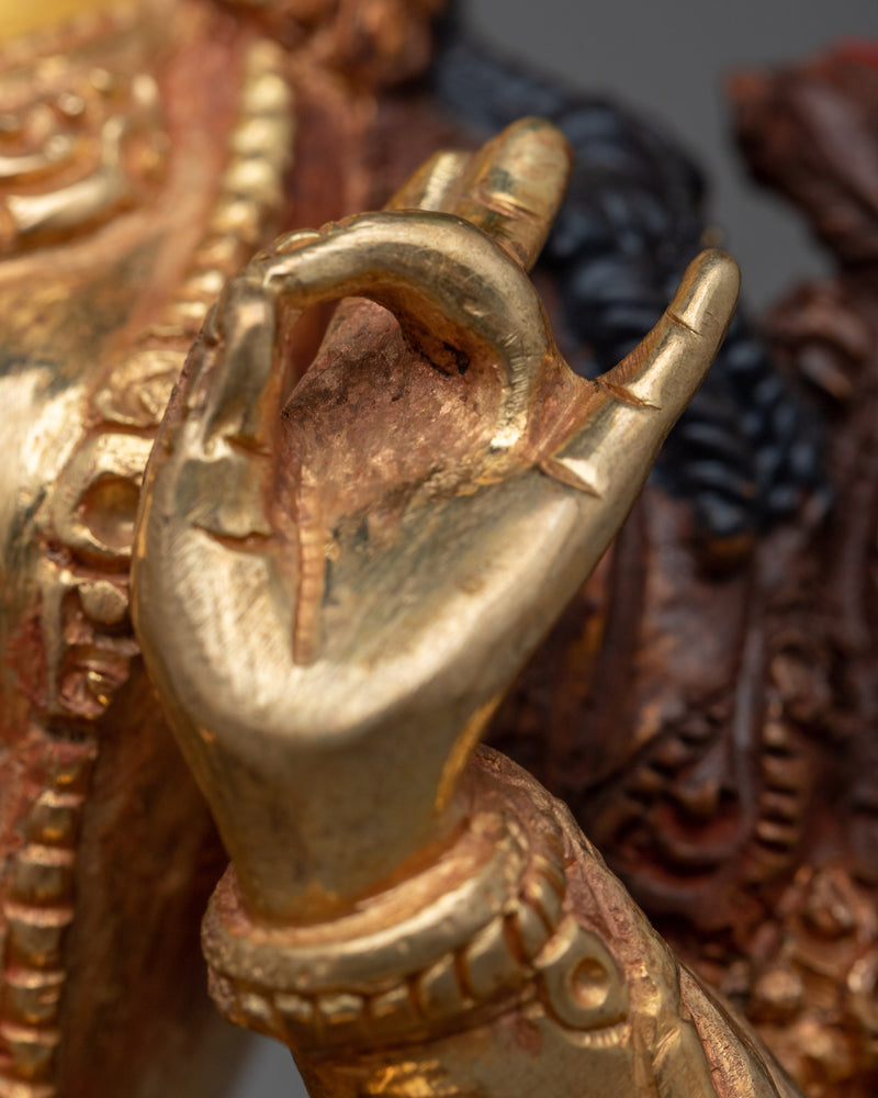 Mother Green Tara Buddha Statuette | Embrace of Compassion