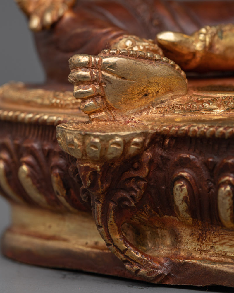 Mother Green Tara Buddha Statuette | Embrace of Compassion