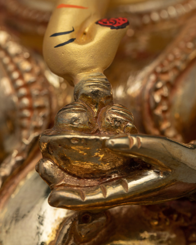 24k Gold Gilded Ganesh Statue | Attract Aplenty Blessings with Lord Ganesha Sculpture