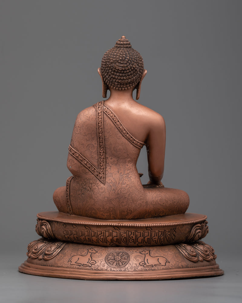 Oxidized Shakyamuni Buddha Statue | Himalayan Buddhist Art