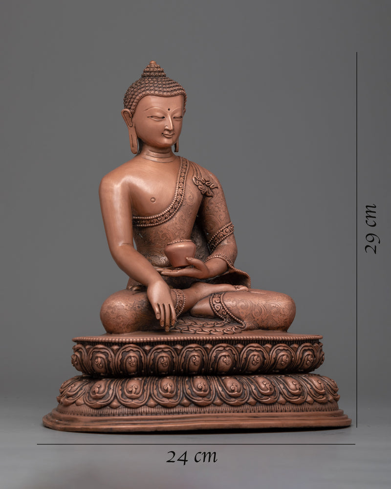 Oxidized shakyamuni-buddha