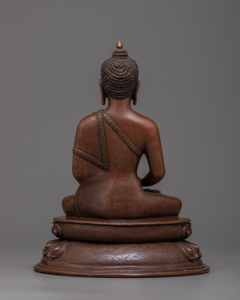 The Infinite Light of Buddha Amita with our Oxidized Copper Statue | A Radiant Masterpiece