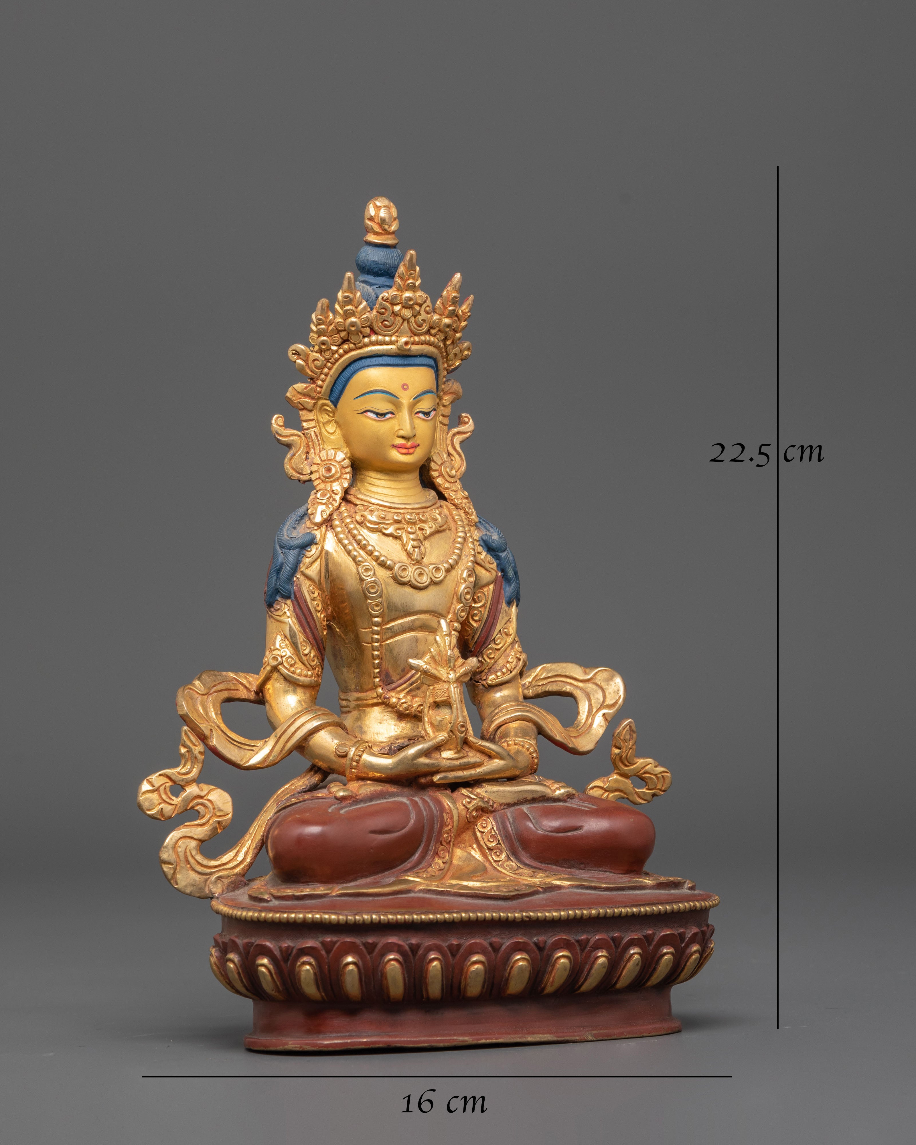 Statue of Longevity Icon Amitayus Buddha of Infinite Light | Buddha of Eternal Life