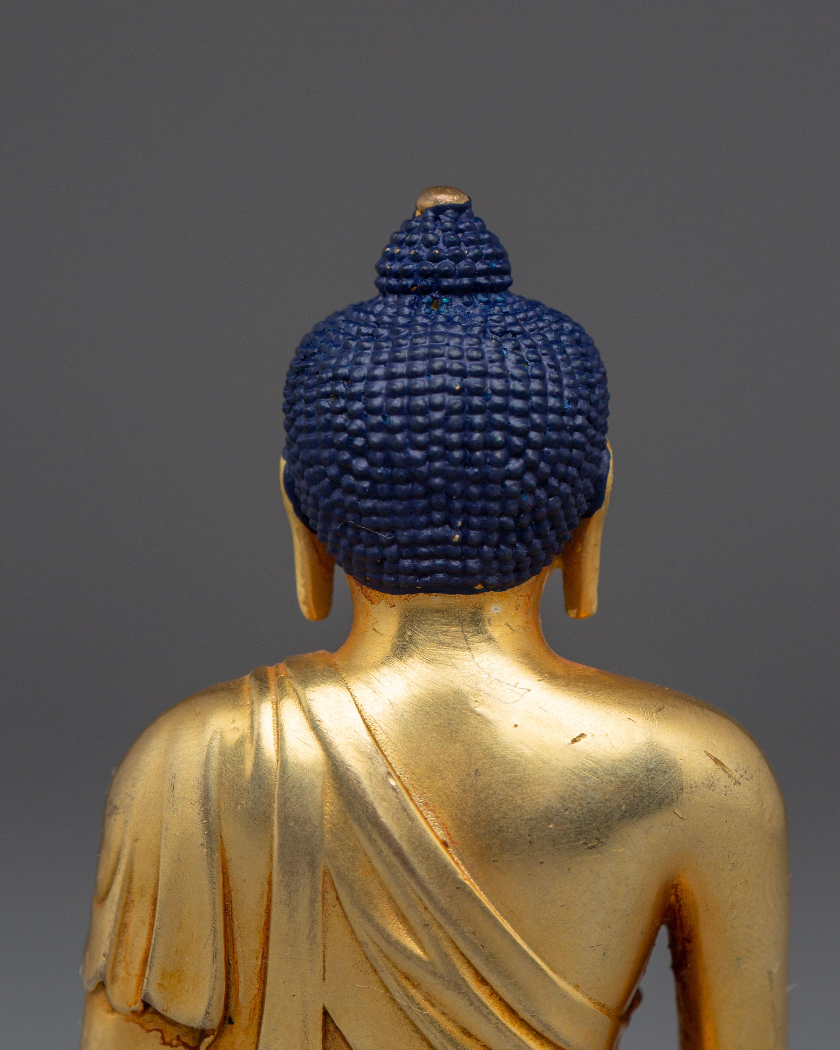 Machine-Made Buddha Shakyamuni Golden Statue