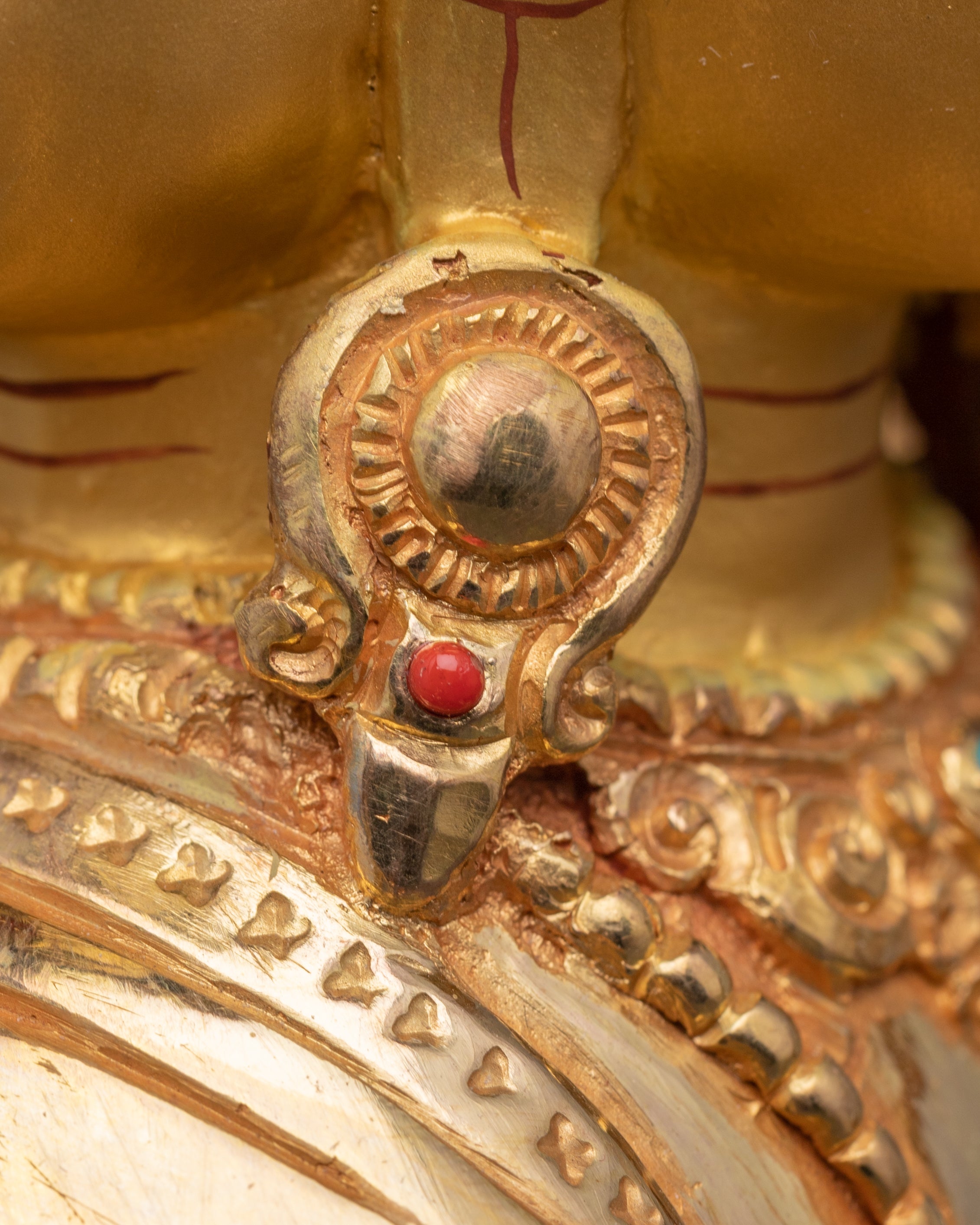 Vajrayana Maha Manjushri Copper Figurine | Symbol of Transcendent Wisdom