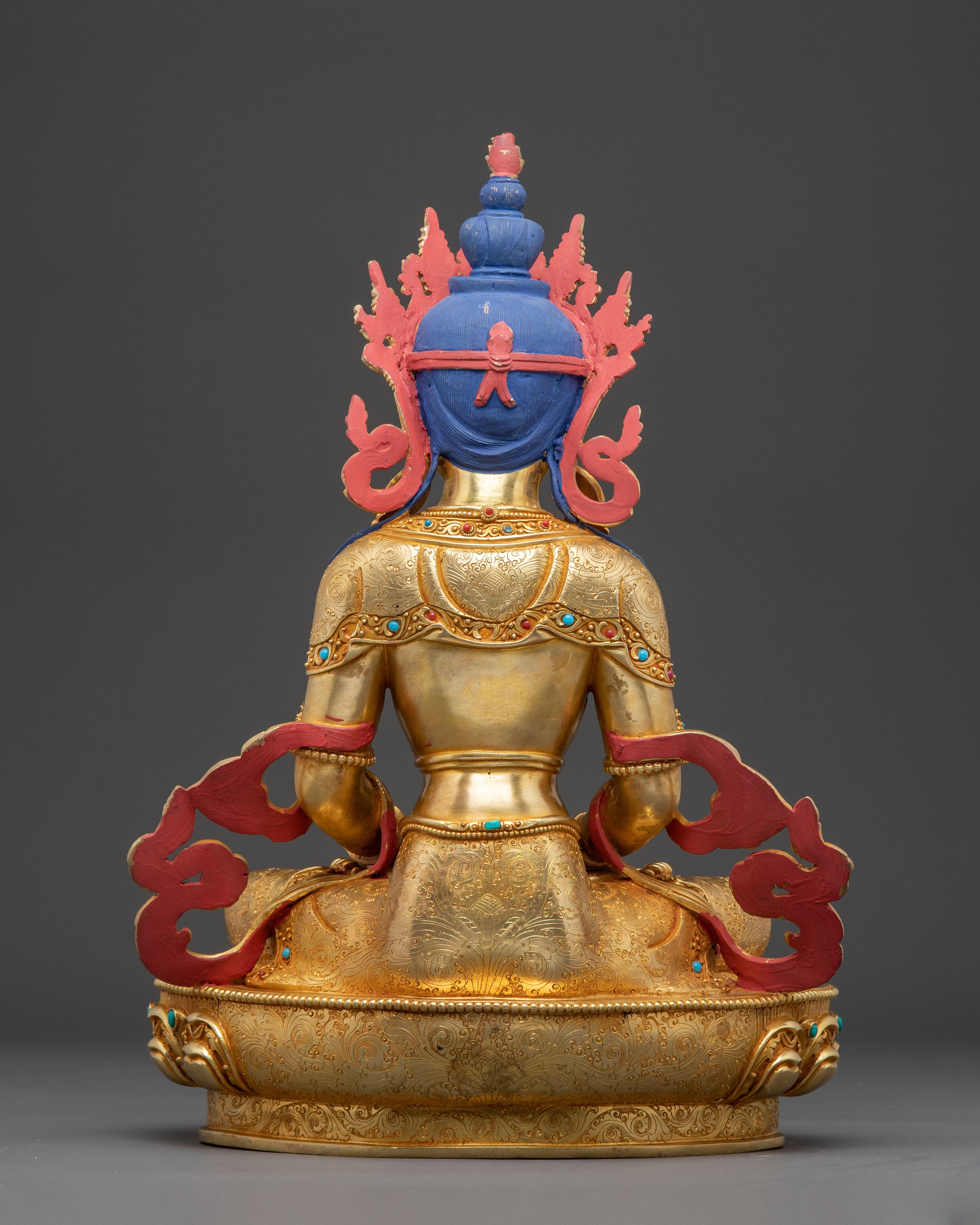 Longevity Buddha Amitayus Handmade Statue | Buddha of Infinite Life
