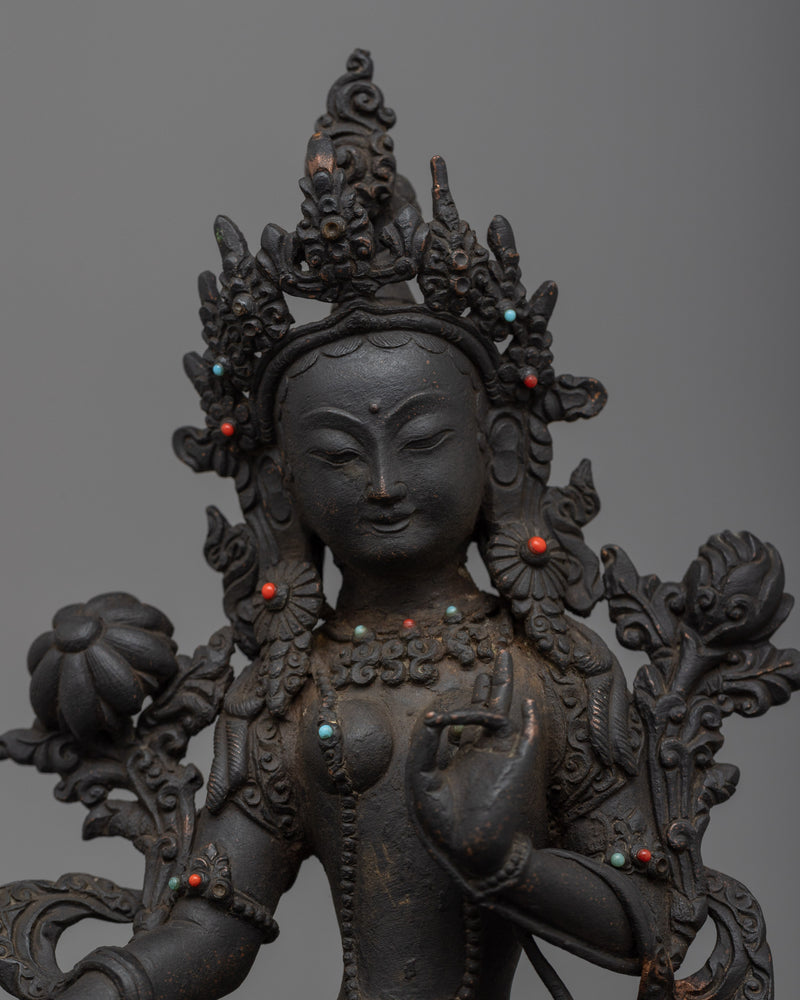 antique-looking-green-tara