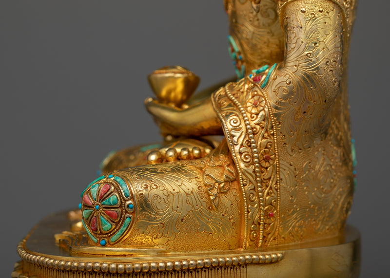 Amitabha Buddha with Beautiful Motifs | A Touch of Serenity and Elegance