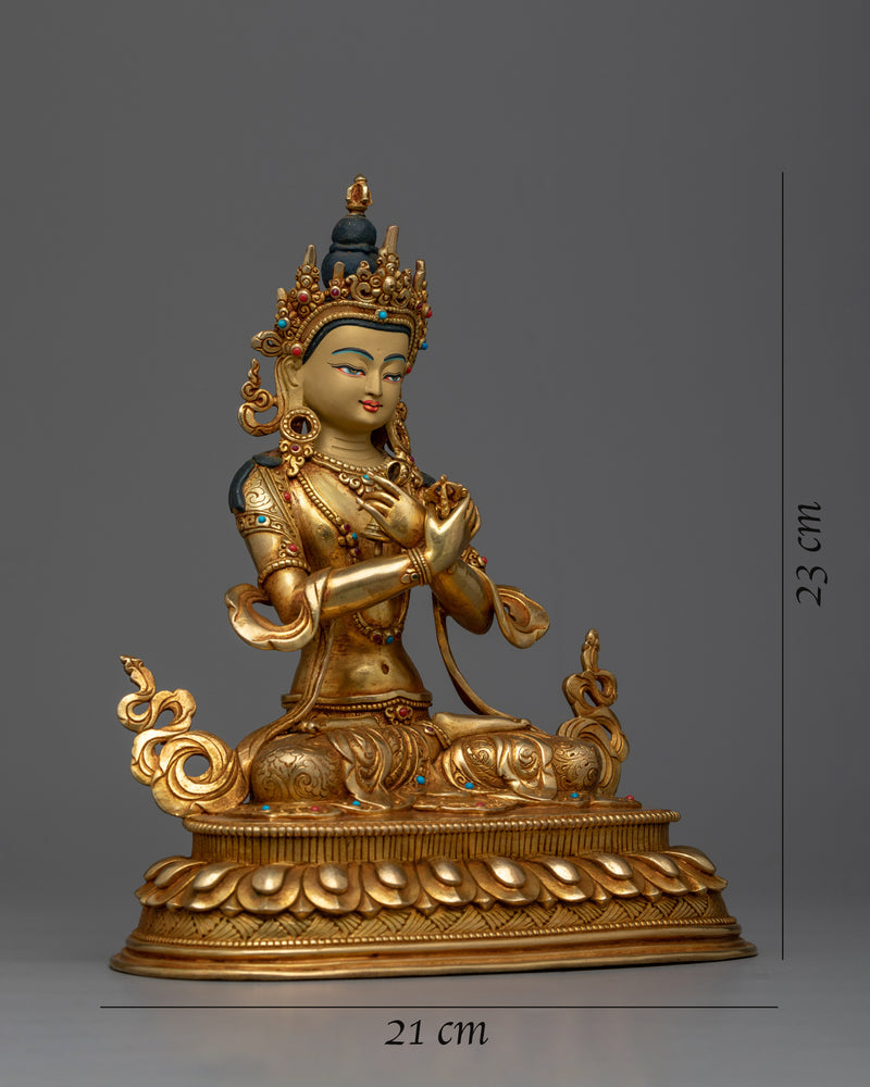 vajradhara-gold-gilded-statue