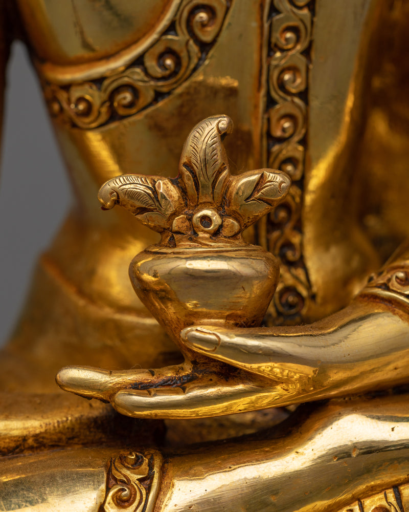 Medicine Buddha Charming Sculpture | An Icon of Healing and Serenity