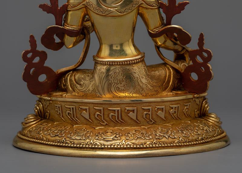 Green Tara Visualization | A Beacon of Swift Enlightenment with Tara Sculpture