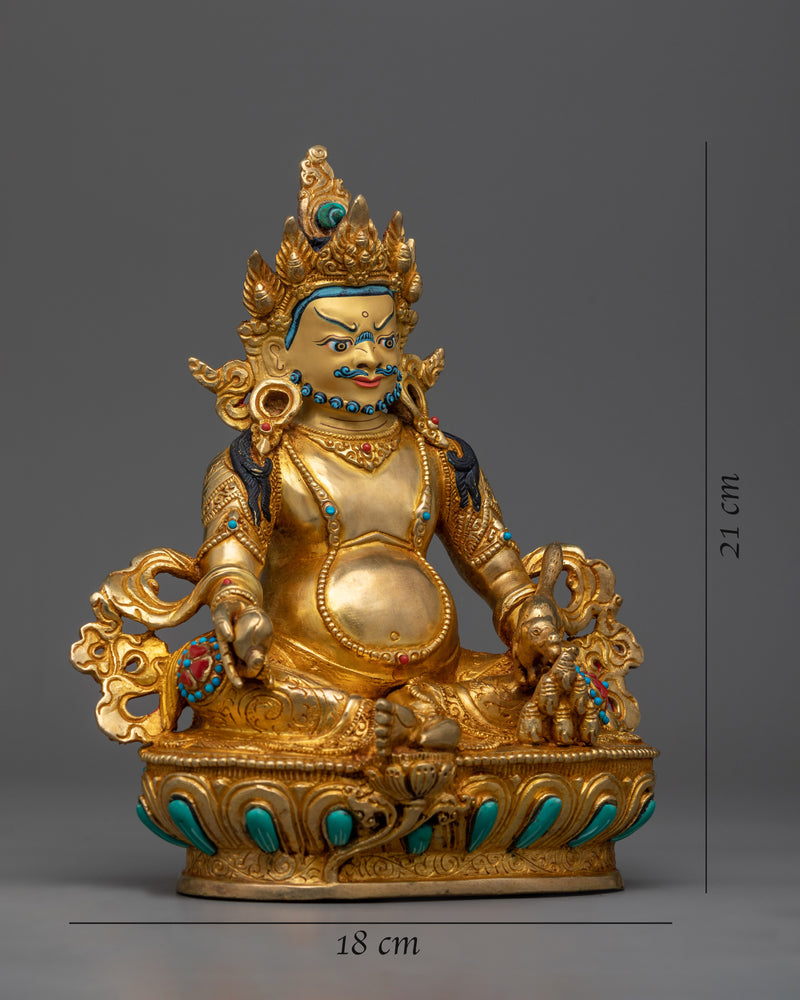 Wealth Dzambhala Statue | Embrace Prosperity with the Buddhist Lord of Fortune