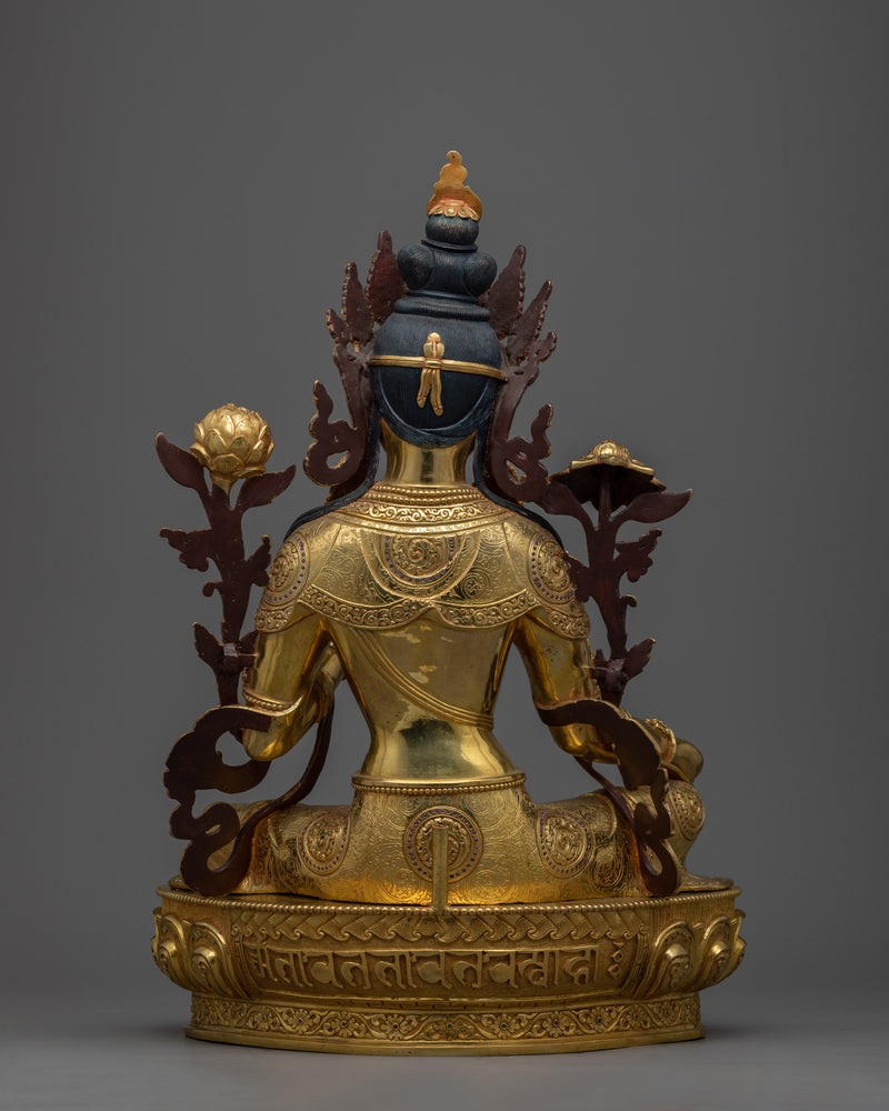 Buddhism Green Tara Statue | Embrace Compassion and Wisdom