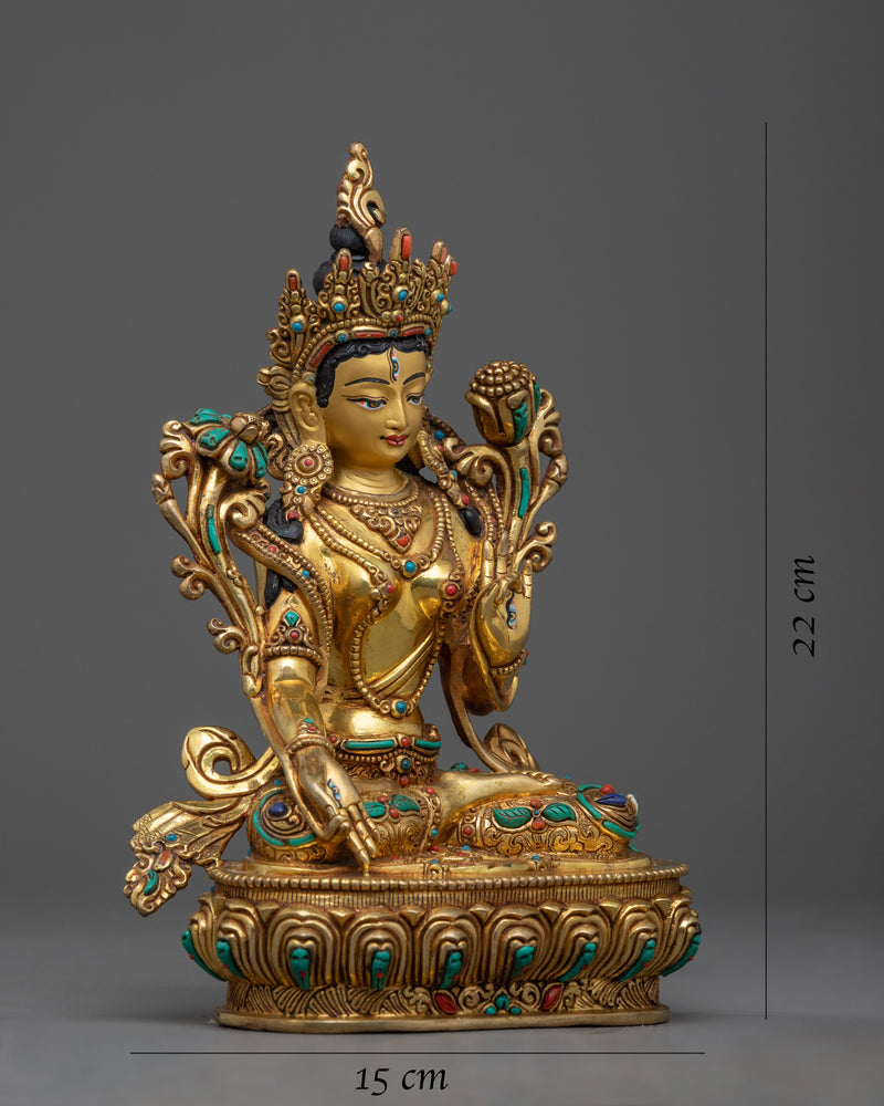 White Tara Tibetan Statue | Embrace Healing, Compassion and longevity
