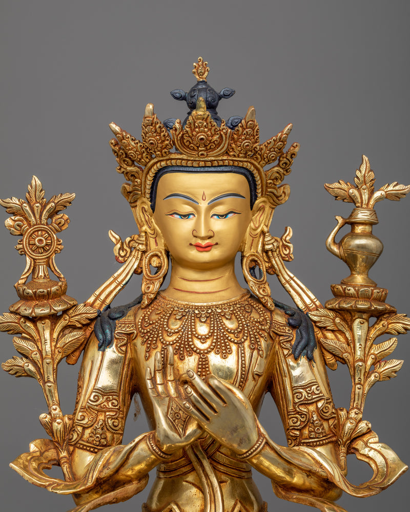 Buddha of Future Maitreya Statue | Embrace Prosperity and Enlightenment