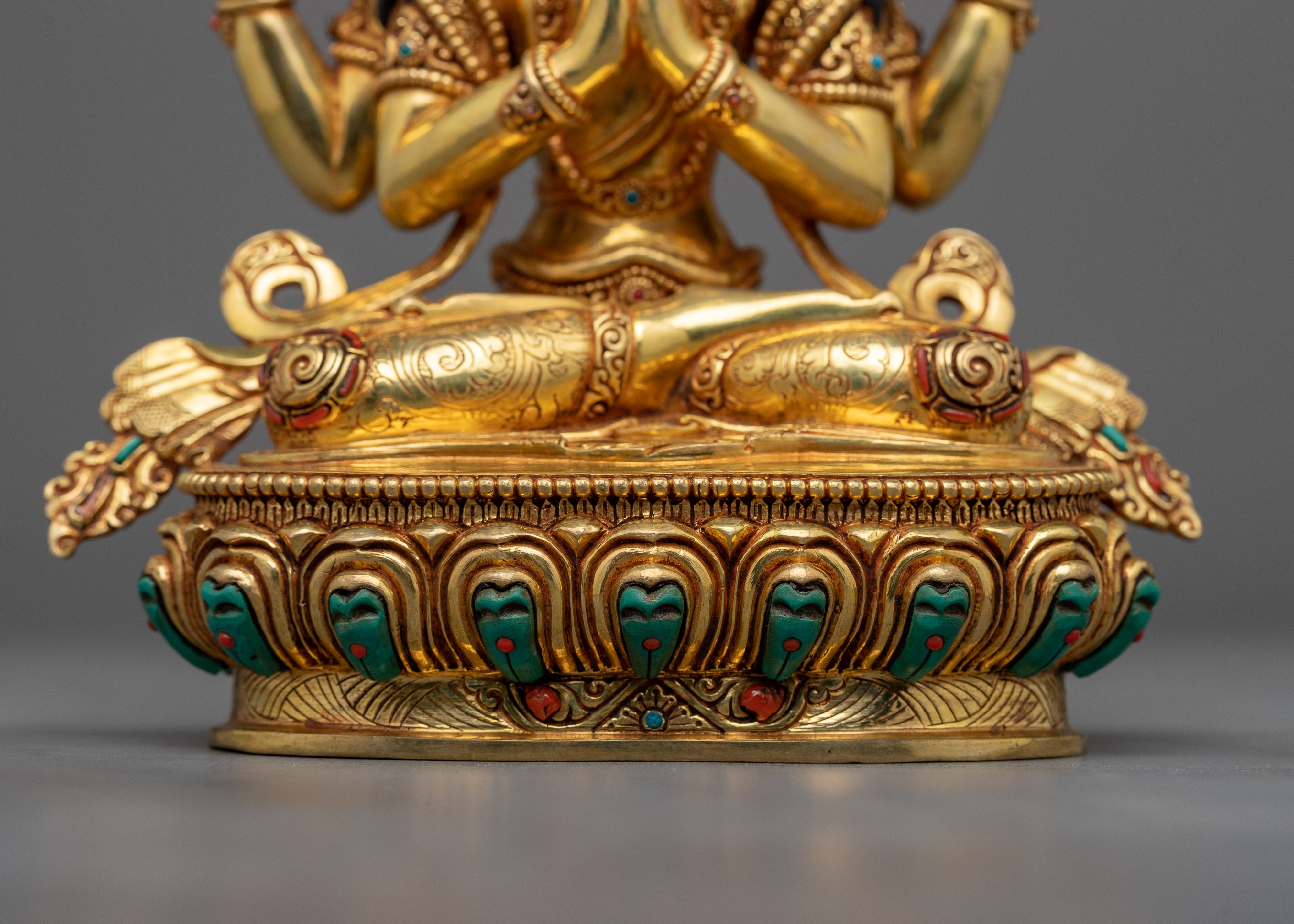 Chenrezig Meditation Sculpture | Enhance Your Meditative Practice with Spiritual Statue