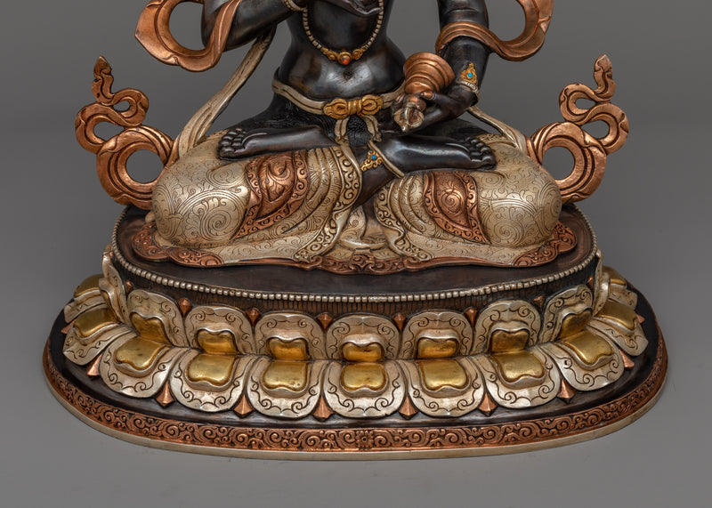 Nepalese Oxidized Vajrasattva Statue | Experience Divine Connection