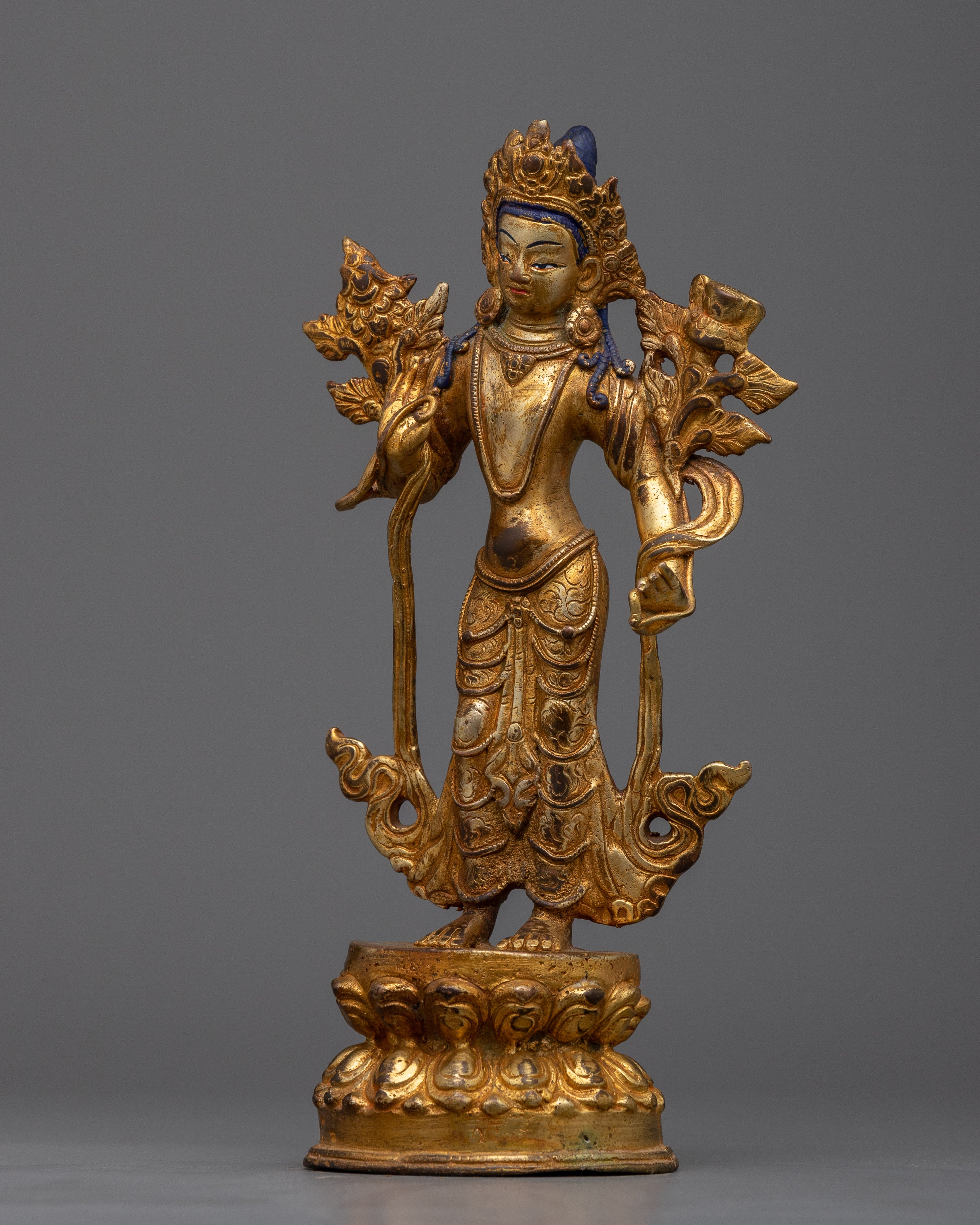 Experience Serenity with our Standing Chenrezig Sculpture | Buddhist Statue For Shrine