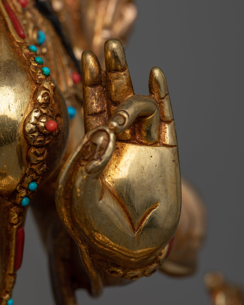 Embrace Compassion with Our Green Tara Mother Statue | Himalayan Buddhist Sculptures