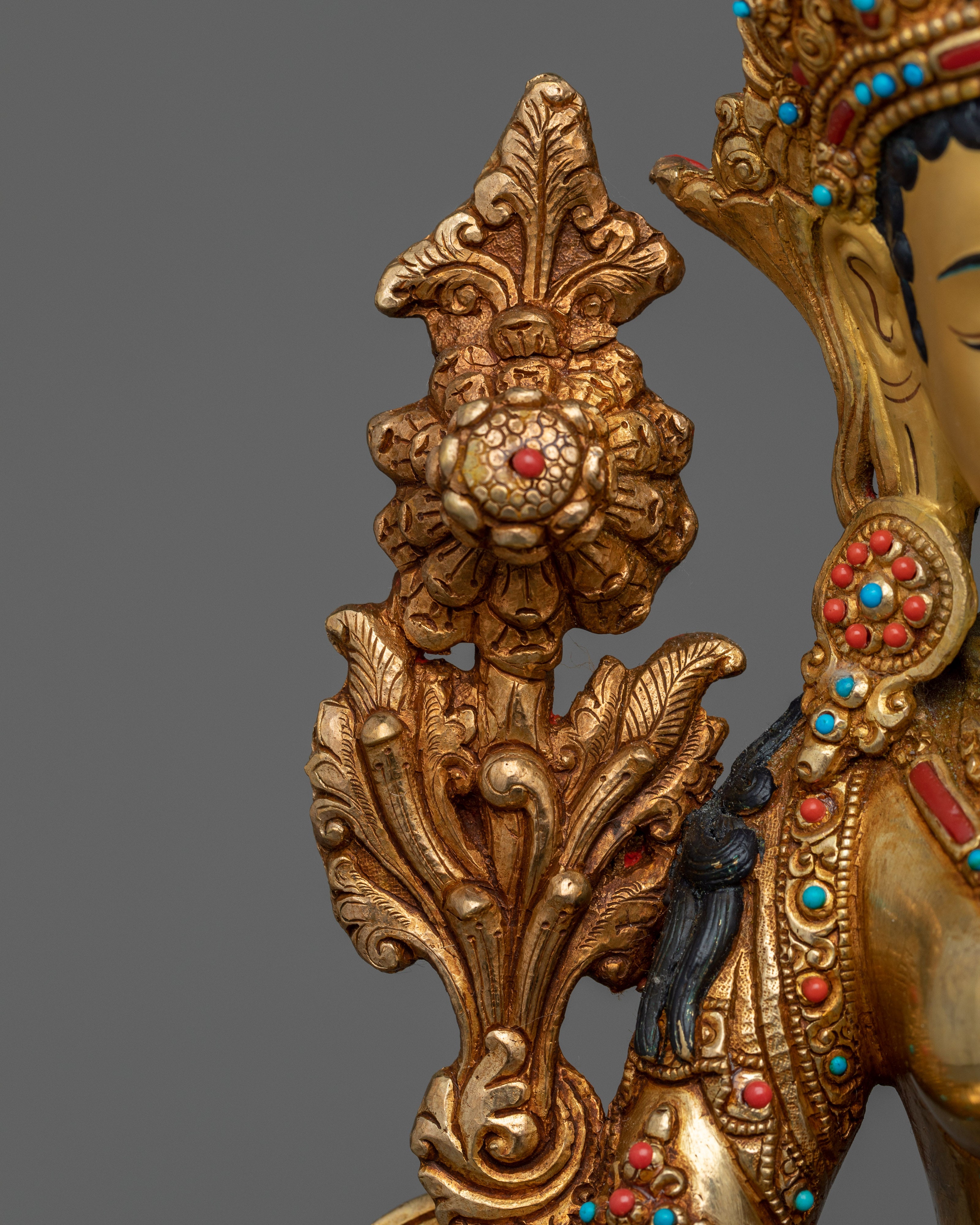 Embrace Compassion with Our Green Tara Mother Statue | Himalayan Buddhist Sculptures