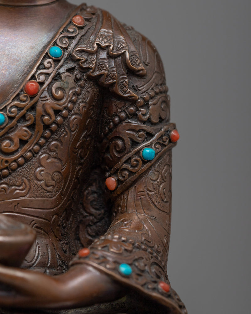 First Buddha Shakyamuni Oxidized Statue | Discover Serenity with Our Spiritual Sculpture