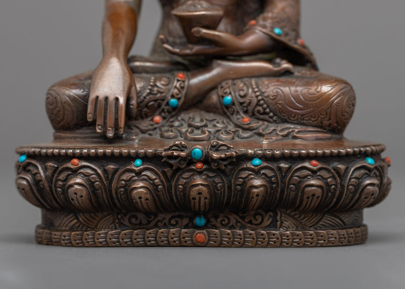 First Buddha Shakyamuni Oxidized Statue | Discover Serenity with Our Spiritual Sculpture