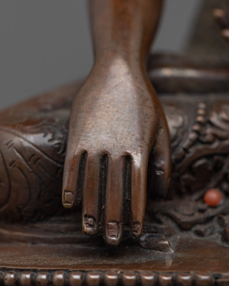 First Buddha Shakyamuni Oxidized Statue | Discover Serenity with Our Spiritual Sculpture