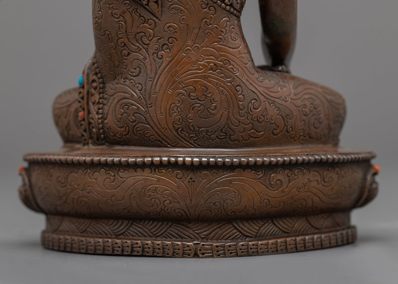 First Buddha Shakyamuni Oxidized Statue | Discover Serenity with Our Spiritual Sculpture