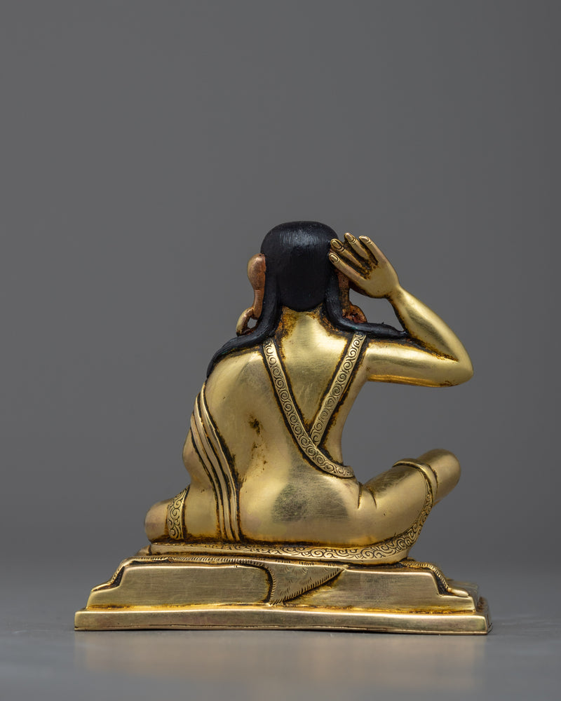Embrace Wisdom with Our Yoga Guru Milarepa Statue | Himalayan Buddhist Sculpture