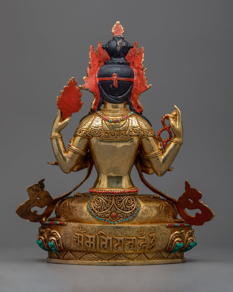 Chenrezig Avalokiteshvara Figurine | Experience Compassionate Energy with Lord of Love