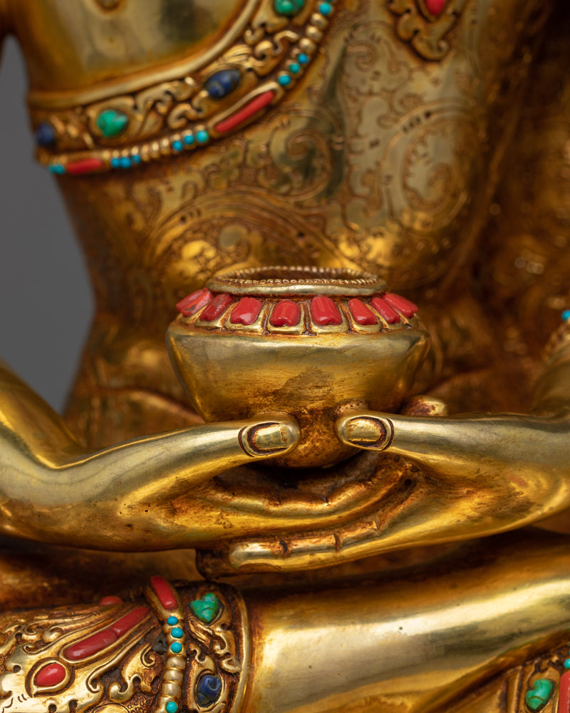 Invoke Serenity with our Trio of Buddhas, Three Buddha Statue | Himalayan Artwork