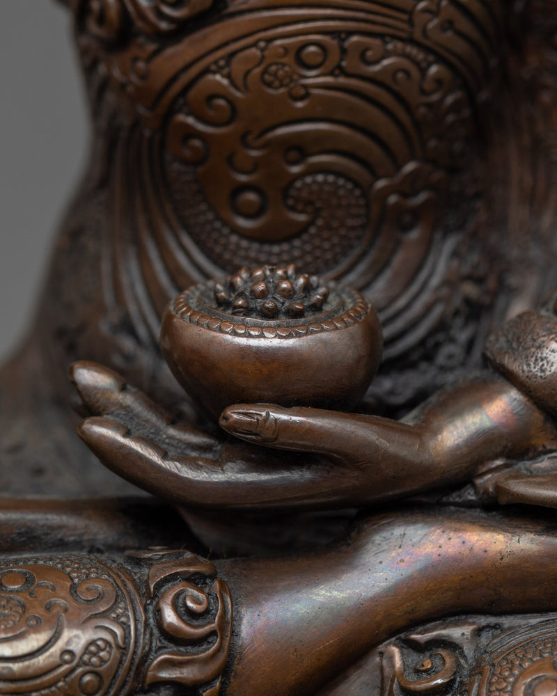 Radiate Peace with Our Buddha Yard Statue | Shakyamuni on Throne Sculpture