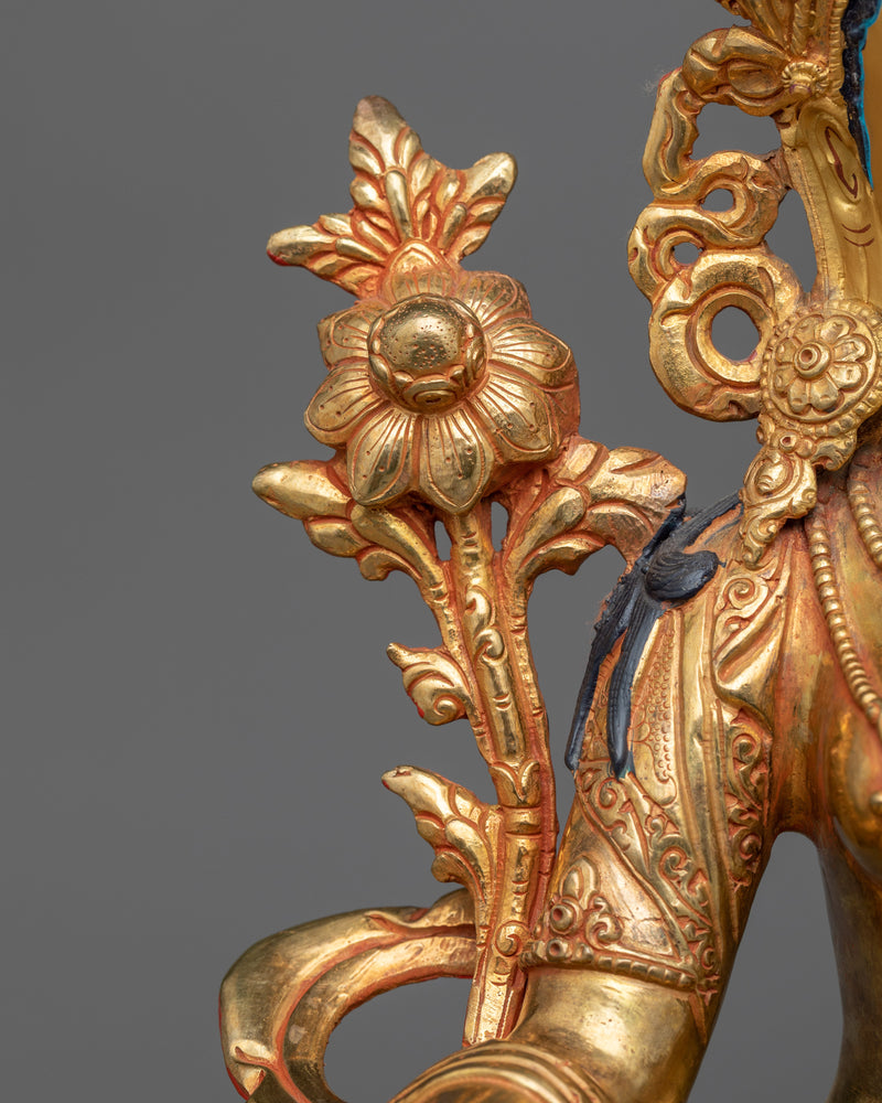 Statue to Practice Green Tara Teachings | Enlighten Your Environment
