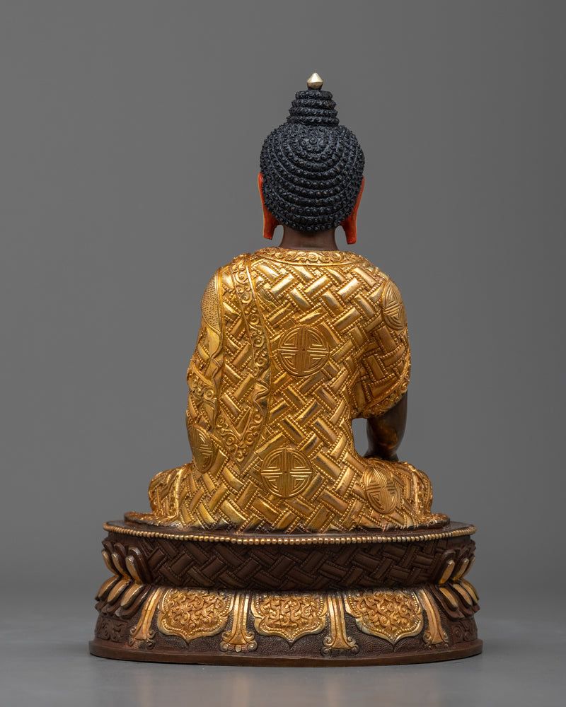 Small Shakyamuni Buddha Statue for Shrine Decor | Himalayan Sacred Art