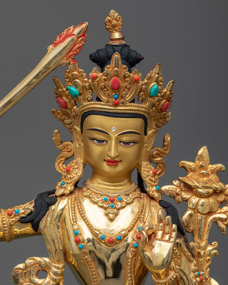 manjushri-tibetan-statue