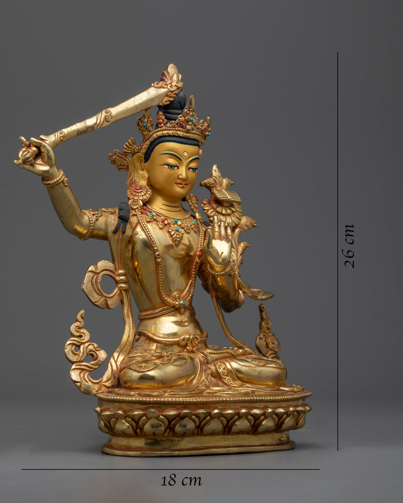 Wisdom Manjushri Statue | Embrace the Enlightened Mind of Wisdom and Knowledge