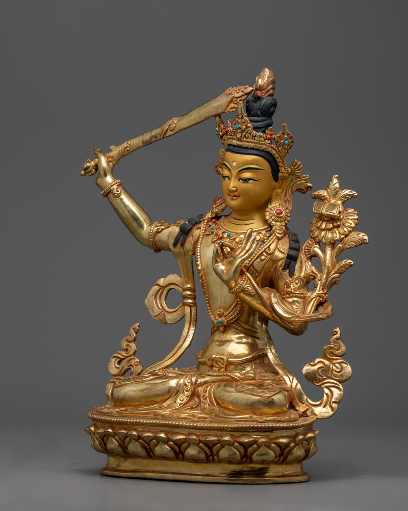 wisdom-manjushri statue