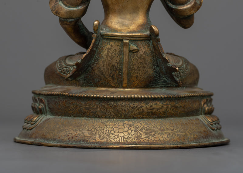 Vajrasattva Mantra Visualization Statue | Purity and Spiritual Transformation