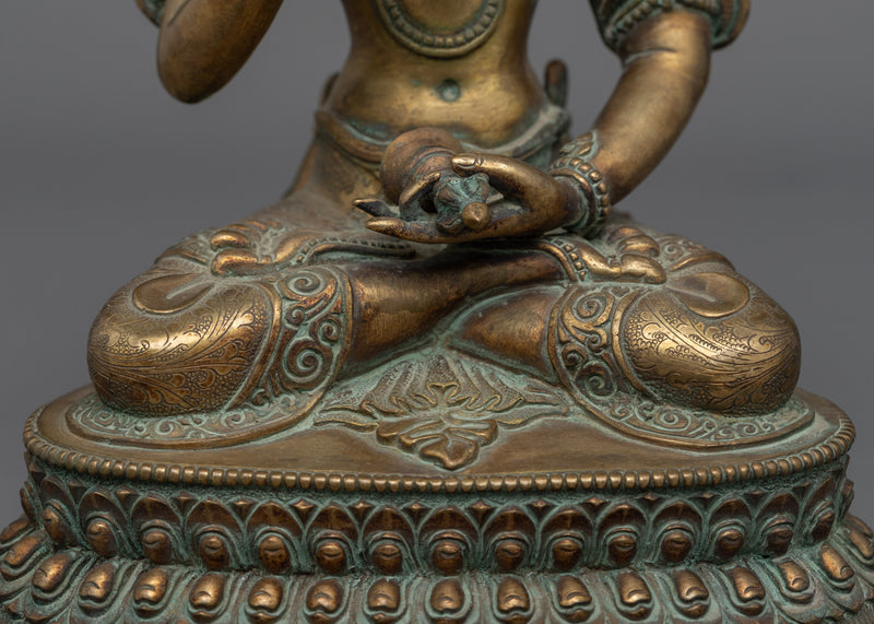 Vajrasattva Mantra Visualization Statue | Purity and Spiritual Transformation