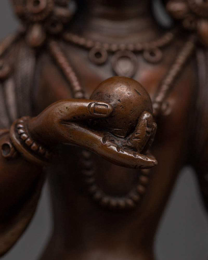 Himalayan Sculpture of Female Bodhisattva | The Bodhisattva of Infinite Compassion