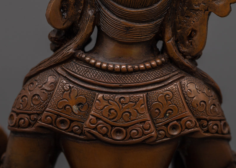 Himalayan Sculpture of Female Bodhisattva | The Bodhisattva of Infinite Compassion